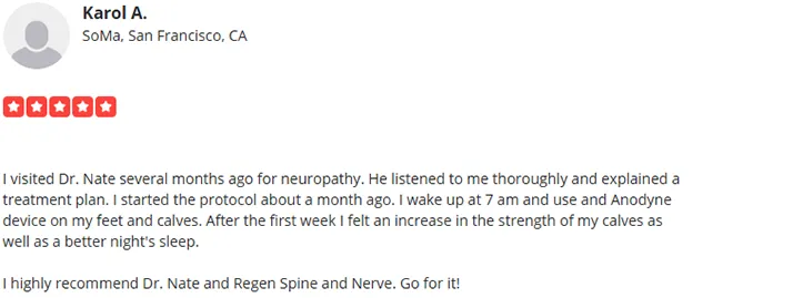 Chiropractic Ventura CA Karol A Screenshot Testimonial